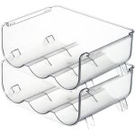 Organisateur de stockage de bouteille d'eau 2 pack pack de cuisine empilable de cuisine et d'organisation ...