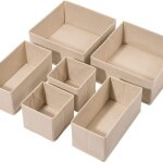 Organisateur de tiroir, bote de rangement pour sous - vtements, lot de 12, pour chaussettes, soutiens ...