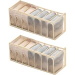 Organisateur de tiroir pliable, bote de rangement vetement, bote de rangement pliables, rangement tiroir ...