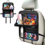Organisateur voiture enfant, protege siege voiture enfant, rangement auto accessoire interieur avec tablette ...