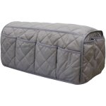 Organiseur d'accoudoir de canap, chaise, sac de rangement antidrapant, compatible avec tablette, tlphone, ...