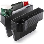 Organiseur latral pour sige auto, lot de 2 botes de rangement multifonctions avec porte - gobelets, ...
