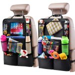 Organiseur de sige auto 2 pices, sac de rangement pour dossier de sige auto, accessoires auto pour ...