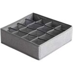 Organiseur de sous - vtements avec sparateurs de tiroir, organiseur de placard pliable en tissu, bote ...