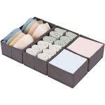 Organiseur de tiroir � v�tements, lot de 4, s�parateurs de tiroir peu profonds pour chambre d'enfant, ...
