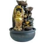 Origen - fontaine d'int�rieur en r�sine bouddha et cascade