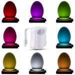 L'original wc bowl veilleuse gadget dr�le led d�tecteur de mouvement pr�sente pour si�ge nouveaut� salle ...