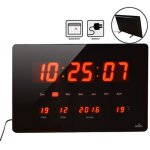 Orium - horloge � led rouge chronos