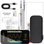 Oscilloscope num�rique bside ot5, 50 mhz 200 msa / s, �cran tft 3, 2 pouces 320240, batterie au lithium ...