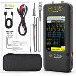 Oscilloscope num�rique portable � deux canaux, 50mhz avec �cran lcd tactile, compatible pour r�paration ...
