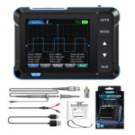 Oscilloscope num�rique portable avec g�n�rateur de signaux, �cran 2, 8 pouces, bande passante 1m, d�bit ...