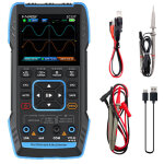 Oscilloscope num�rique portatif 3 en 1, double canal 10mhz2, 50ms / s, fonctions combin�es d'oscilloscope, ...