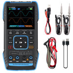 Oscilloscope num�rique portatif 3 en 1, double canal 10mhz2, 50ms / s, fonctions oscilloscope, multimeter ...