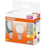 Osram ampoule led e14 4w 2700k transparent pack de 2