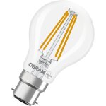 Osram lampe led forme �toile a60 filament, 4000 k blanc froid, 5, 9 w, b22d, transparente, 806 lm, 15 ...