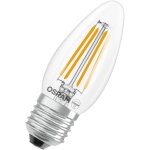 Osram - lampe led forme toile bougie b40 filament, 2700 k blanc chaud, 3, 4 w, e27, transparente, 470 ...