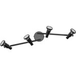 Osram led spot gu10 4 x 3, 4w, 920lm, noir, temprature de couleur 2700k, ton blanc chaud, design intemporel, ...