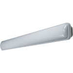 Rglette tanche submarine, grise, 1, 2m, 36w, 4000k, ip65, botier en polycarbonate, installation sans ...