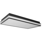 Osram smart + matter magnet plafonnier led 600x300mm noir, 42w, 2300lm, 3000 - 6500k tw, wifi, alexa