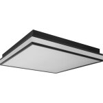 Osram smart + matter magnet plafonnier led noir 450x450mm, 42w, 2500lm, tw 3000 - 6500k, wifi, alexa