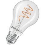 Osram vintage 1906 classic, warm white led lamp with spiral filament in classic piston shape, provides ...