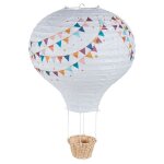 Ostaria - suspension enfant montgolfière papier blanc Ostaria - suspension enfant montgolfière papier blanc