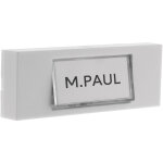 Bouton de sonnette filaire avec tiquette porte - nom otio