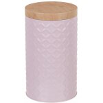 Boite � th� rose en m�tal