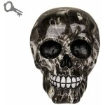 Tirelire en rsine crne noir