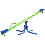 Outdoor toys - balan�oire d'ext�rieur jardin portique pour enfant + 3 ans 151x33x56 cm cadre m�tal face ...