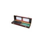 Outifrance 3 outils de tourneur manche bois pro