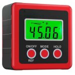 Outil de recherche d'angle magnétique pour scie à table magnétique - inclinomètre numérique - 0 sur 90 ... Outil de recherche d'angle magnétique pour scie à table magnétique - inclinomètre numérique - 0 sur 90 ...