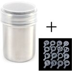 Outils de barista - kit de latte art - caf� - cappuccino - pochoirs pour cacao - g�teaux - pochoirs - ...