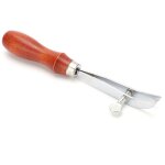 Outil de bord en cuir, plioir de bord en cuir ext�rieur r�glable, outil de coupe de pli en cuir en acier ...