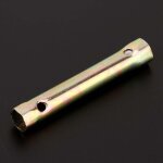 Outil de cl� d'allumage 16 / 18mm, cl� � douille de bougie d'allumage en m�tal, portable l�ger 130mm ...