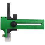 Outil de coupe circulaire r�glable, compas, diam�tre 12 x 10 cm, coupe - cercle rond, 1 pi�ce, vert, ...