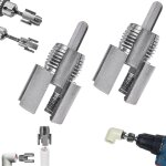 Outil de coupe de filetage de tuyau, outil de filetage interne et externe intégré, kit d'enfile - tubes ... Outil de coupe de filetage de tuyau, outil de filetage interne et externe intégré, kit d'enfile - tubes ...