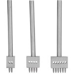 Outils de couture de poin�on de trou 2 4 6 pprong 3 pi�ces poin�on de griffe acier pour le travail du ...