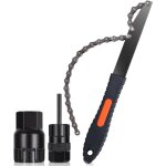 Outils de demonte de cassette de vlo kit d'outils, fouet a chaine velo, outil de dmontage de roue libre, ...