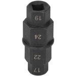 Outil d'essieu hexagonal pour moto, cl de retrait de broche de roue avant ddie 17 19 22 24mm noir