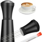 Feiyue - outil à expresso en métal noir, agitateur à café expresso robuste à 8 broches, outil de distribution ... Feiyue - outil à expresso en métal noir, agitateur à café expresso robuste à 8 broches, outil de distribution ...
