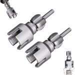 Outil de filetage interne et externe 2 en 1, kit d'outils de filetage de tuyau, coupe - filetage interne ...