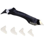 Outil de grattage en silicone 5 en 1 pour joints, comprenant un grattoir � joints conique multifonctionnel ...