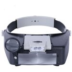 Outils d'horloge, bandeau loupe led lampe frontale loupe de bijoutier loupe 1. 5x 3 x 9. 5x 11x, loupe ...