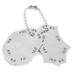 Outils d'inspection de soudage de la jauge de soudure en acier inoxydable ensemble de jauges de filet ...