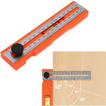 Outil de marquage de position r�glable avec bouton, rapporteur multi - angle pliable, r�gle de mesure ...