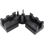 Outil de mesure et de coupe pour bo�te � onglets, prot�ge - scie � onglets 2 - en - 1, instrument de ...