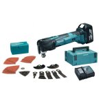 Outil multifonctions 18v lxt (2x5, 0 ah) en makpac makita dtm51rtjx2