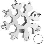 Outil multifonction flocon de neige 20 en 1, excellent cadeau de nol, cadeau unique pour les papas, ...