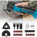 Outil multifonction oscillant compatible avec makita 18v batterie, 6 vitesses variables, scie oscillante, ...